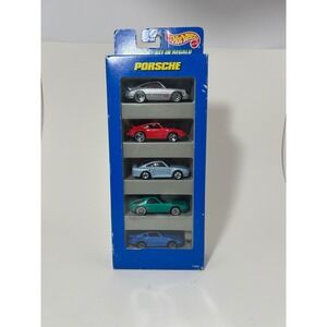 Hot Wheels Porsche Gift Pack 5Car Set 1995 Vintage Diecast 15066 911 959 928 930